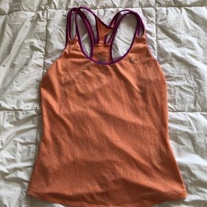 Orange Nike Dri Fit Tank Top